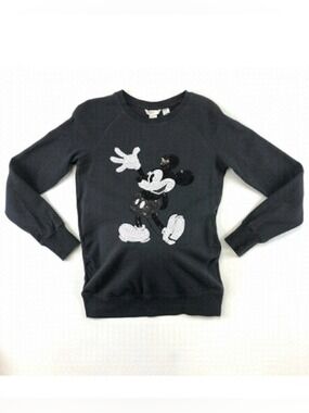 MICKEY Mouse Sequin Maternity Sweatshirt Small